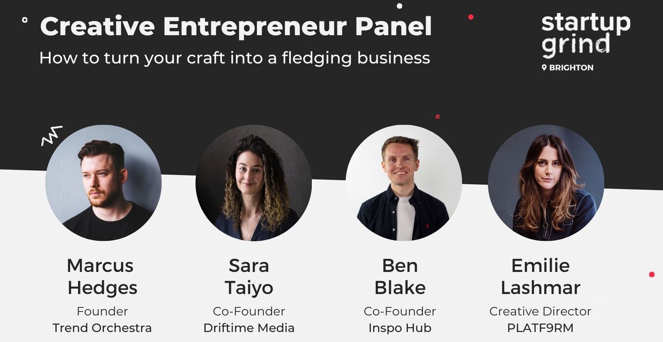 Startup Grind Brighton: The Creative Entrepreneur Panel
