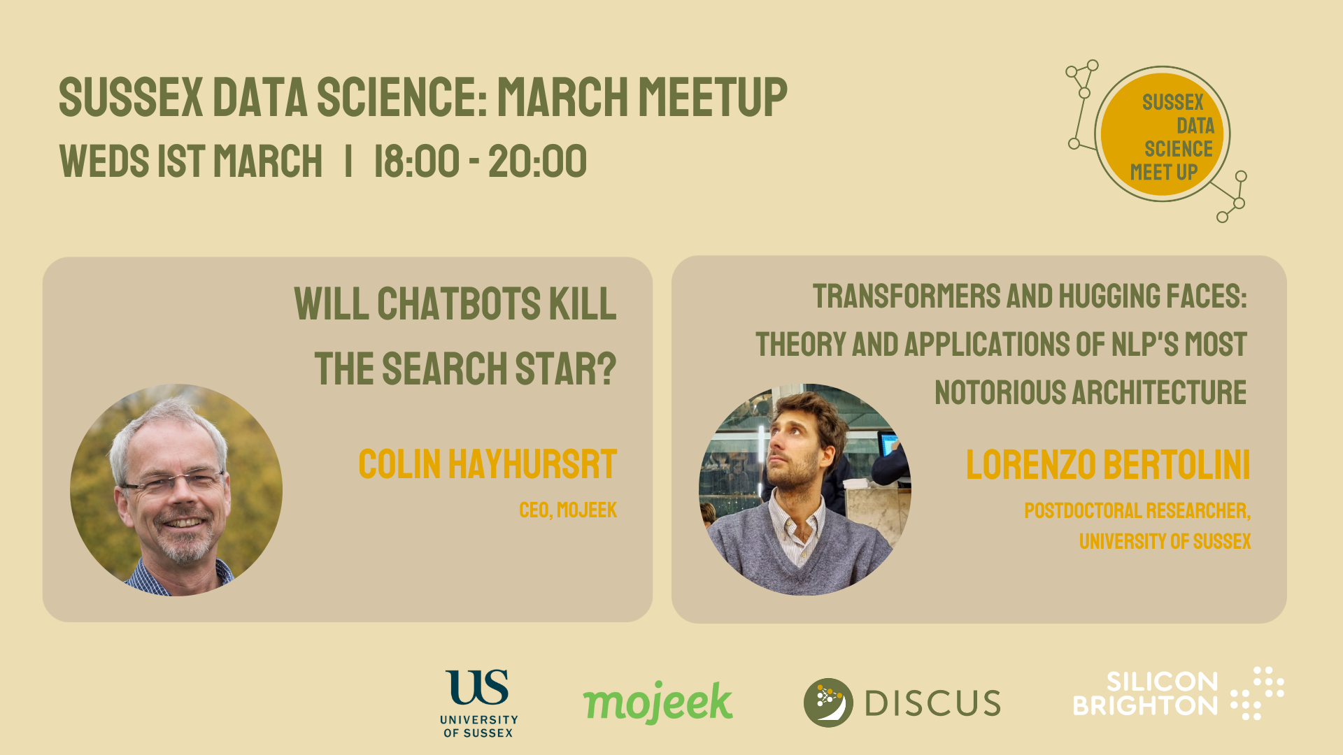 Sussex Data Science: March Meetup